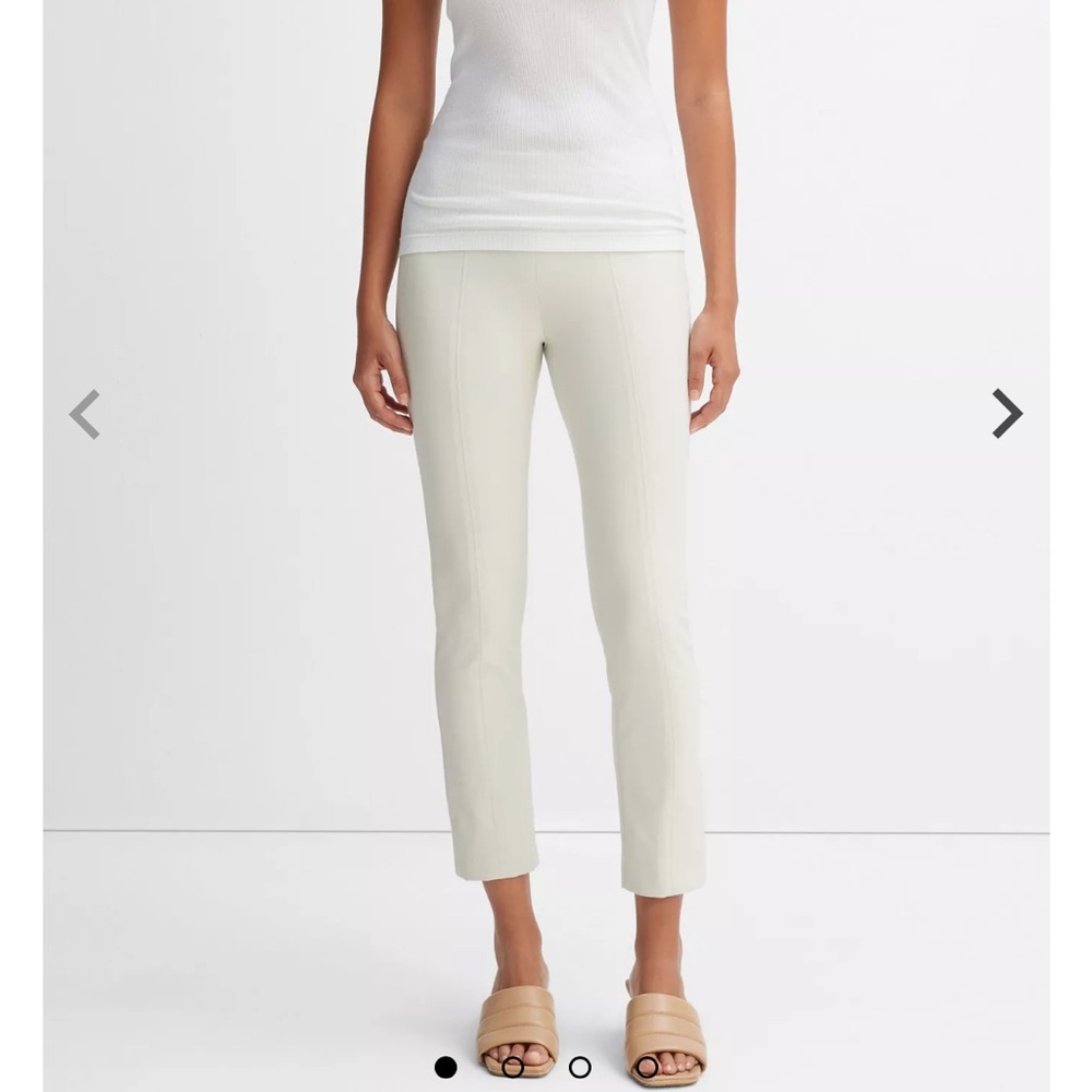 Vince Cream Front Seam Ponte Legging